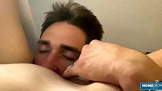 wild teen gets her pussy banged hard by her naughty lover in doggystyle