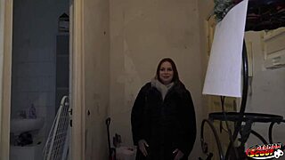 German Scout - Curvy Emma Fox with Saggy Tits Picked Up for Casting Fuck in Berlin