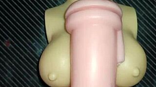 I joined Kissy and Dolly for insane anal and vaginal action with deepthroat and creampie on the desk.
