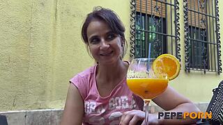 Lina's casting surprise with a young amateur dude