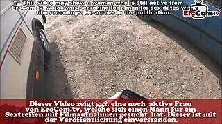 deutsche amateur transe hooks up for raw anal creampie in car