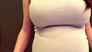 My stepmom reveals her flexible ass and large milky chest