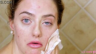 Gorgeous Blonde Took a Refreshing Shower