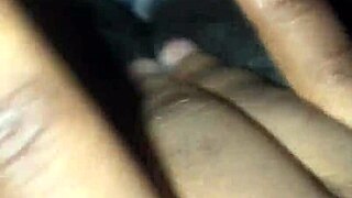 small tit ebony solo pussy masturbation with wet lips