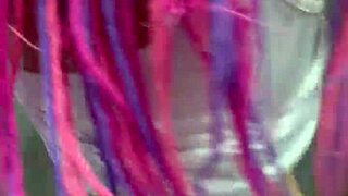 Teen Girl's Huge Squirt in Shower After Cumshot