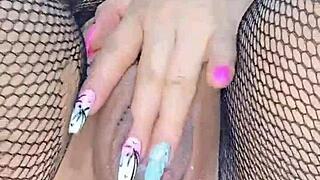 Colombian Webcam Model Uses Toy On Her Big Ass