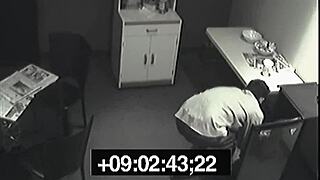 yo, this slut just pissed in her rival's lunch at work!