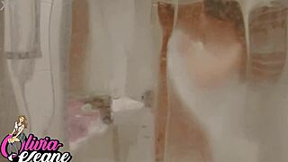 you catch your chubby british neighbour flashing in the shower.