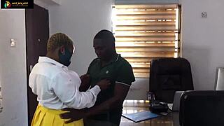 The naughty student seduces her teacher and gets fucked in his office