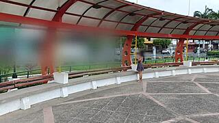 i was waitin for my boyfriend at the mall, but he didnt show, so this stranger took me home and we fucked doggy style so hard