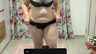 Blonde MILF Shows Off Lingerie Collection On Webcam