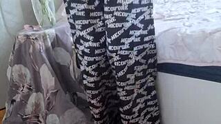 elza kom nylon tights fetish with fat ass in panties