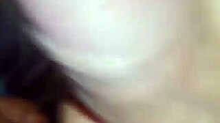 In a homemade scene, a young Colombian bride with big tits and ass gets offered money to let him FILL her PUSSY with CUM