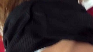 Girl gets on all fours for guy to enter room and fix computer with sex toy