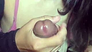 Sailor Girl Hotwife Gets Huge Cum in Mouth from Husband