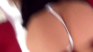 Girl gets on all fours for guy to enter room and fix computer with sex toy