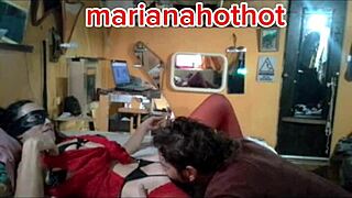This argentinian amateur prostitute gives an amazing anal blowjob