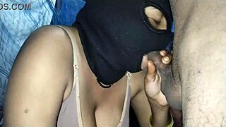 Indian Wife Takes Cum in Mouth After Deep Blowjob