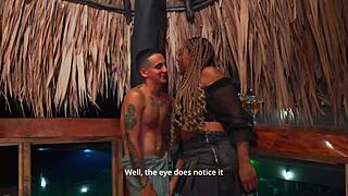 Ebony Milf Stepmom Carla Morelli BANGS Dani Clark in PUBLIC