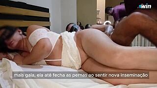 damn, bruna silva hotwife! casada madura sendo engravidada pelo comedor enquanto corno assiste