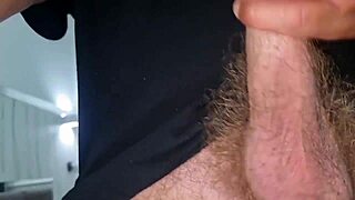 Anale action with intense close-up cumshot on open ass