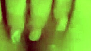 Hot babe caressing herself and rubbing her pink pussy in the bathtub 😍