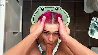 Stuck in Washing Machine, She Gets Pounded to Freedom