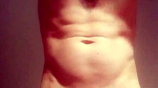 Naked Blue-Eyed Woman Bathing in Public Toilet Outdoor, Monster Cock Solo