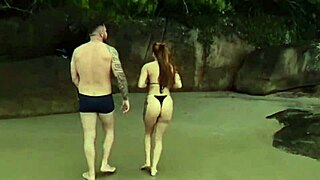 found a hot babe on the beach and banged her right there with no shame.