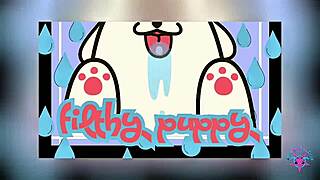 i'm the filthy puppy getting my ass fucked hard