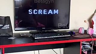 Seductive redhead neighbor's big ass gets fucked by friend's wife in amateur encounter. Passion builds in the next-door thrill.