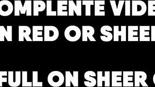 Want to see this hot blowjob in the kitchen? Check it out on Sheer or Red!