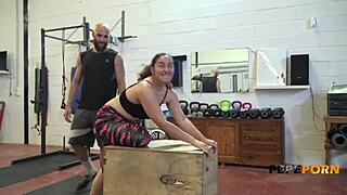 Busty Gigi Lust gets a steamy workout with her coach before a wild fuck