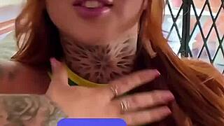 Petite Redhead Busty Latina Deepthroats Sloppy Blowjob After Casting Pov.