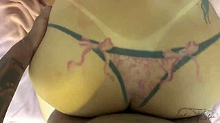 Stepmom rides big black cock hard, cums humiliated