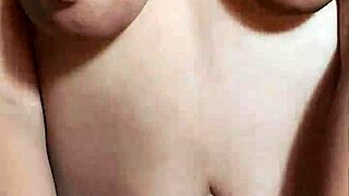 mommy rides huge monster cock, squirts cum in mouth on big natural tits.