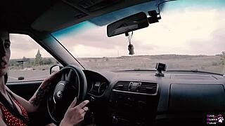 long haired teen 18+ sucks and fucks for drivers license, moaning in nature