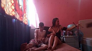 my stepsister asks for help with homework, but ends up getting cum on her face like a little pervert