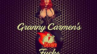 Yo, Granny Carmen Claus got me in a cheating Christmas elf fuck before Santus crashed it!