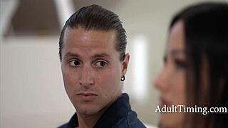 Boss's pregnant wife gets the rough pounding she craves