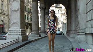 Euro Teen 18+ Sucking Old British Cock In POV