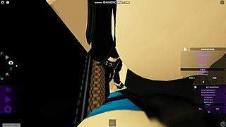 roblox emo chick gets pounded hard on bed part 1