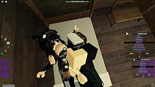 roblox emo chick gets pounded hard on bed part 1