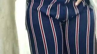 Indian teen riya thakur bathes and records video for her boyfriend