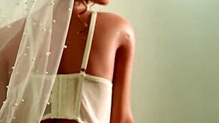 Sexy Bride Silicone Sex Doll Model Ready for Action