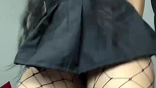 astarioth gets multiple orgasms at home with vibrator and dirty talk