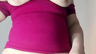 madrastra masturbating for hijastro in leggings.