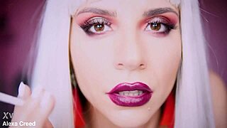 BAD GIRLS TEASE with orgasmic jerk off instructions, goddess bdsm, fake tits, cum femdom.