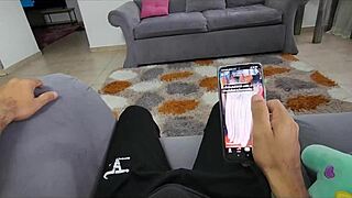 Perverted uncle with white cock gives intense interracial fuck to married emo wife for silence