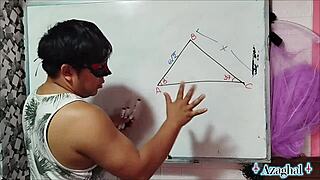 Asian Student Nerd Seduces Teacher in Bedroom Action